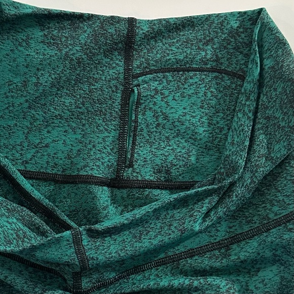 Lululemon Wunder Under High-Rise 30" Luon - Spray Jacquard Hunter Green | 12 - Picture 9 of 12